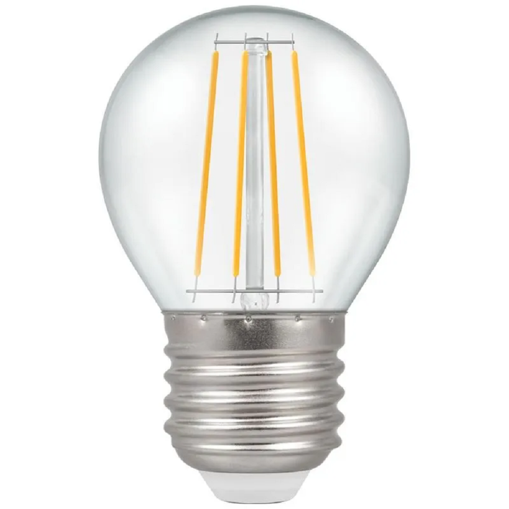 Crompton LEDCFGBC6E Filament LED Round Clear E27 6.5W LED Filament Bulb Fairway Electrical Bayonet Fitting Brand_Crompton Bulbs Energy Fairway Fairway Electrical Filament Filament LED Google Product Jun24 LED Light Bulbs Lighting Moneysaving Product by Type_LED Product Type_LED RobC Save me money Save on Lighting