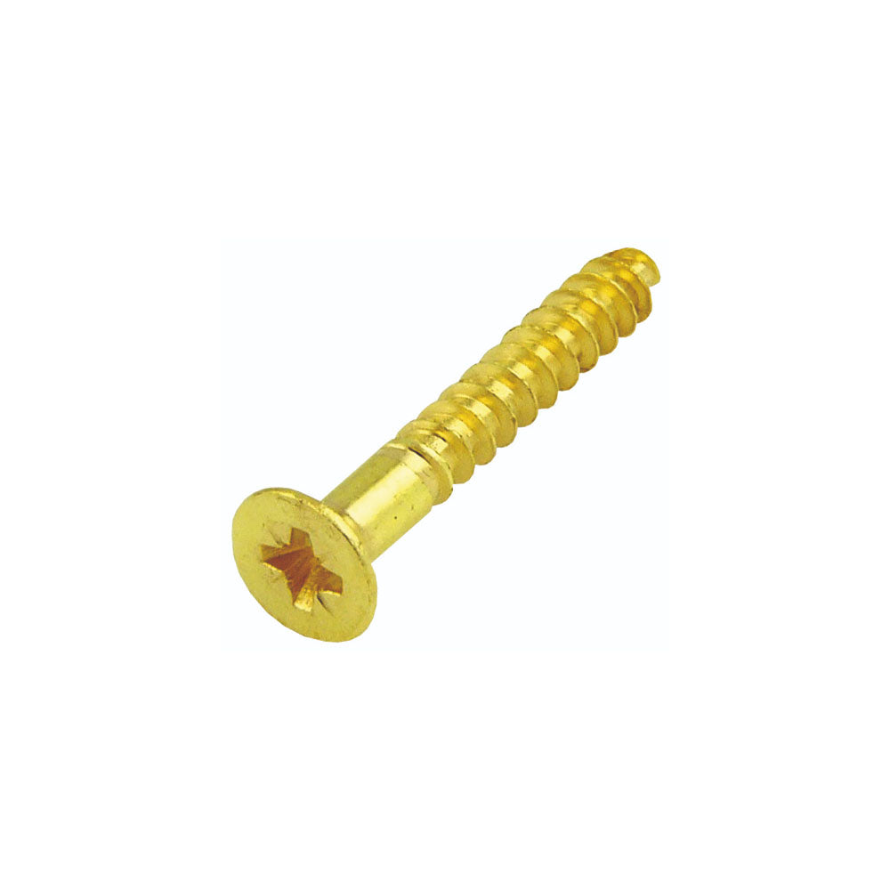 12 x 2½" Brass Countersunk Woodscrews - 145-325-305 Screws Olympic Fixing Products Ltd Brand_Olympic Fixings CarlR Collections_Other Screws Oct25 Olympic Fixings Other Screws Product Type_Screws Screws Screws & Nails Woodscrews