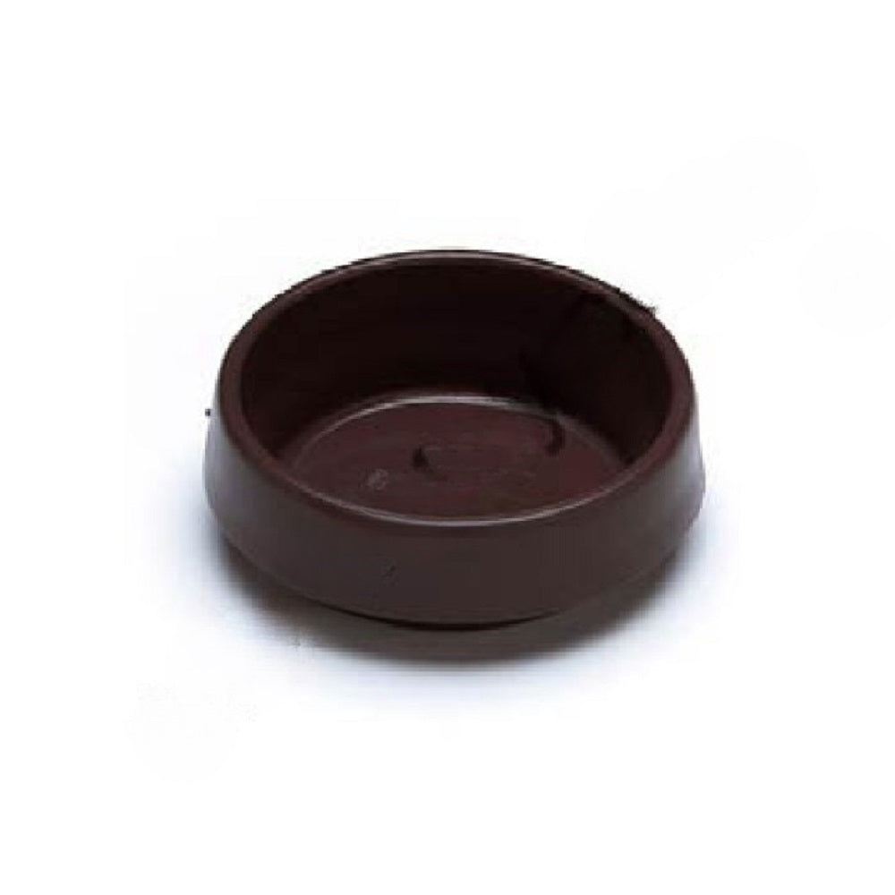 Merriway M0176 Small Brown Castor Cups Castors Merriway Brand_Merriway Castors & Wheels Collections_Castors / Wheels Feb25 Merriway Product Type_Castors RobC