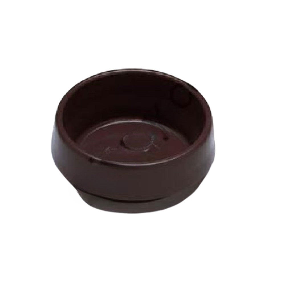 Merriway M0177 Large Brown Castor Cups Castors Merriway Brand_Merriway Castors & Wheels Collections_Castors / Wheels Feb25 Large Large Item Merriway Product Type_Castors RobC