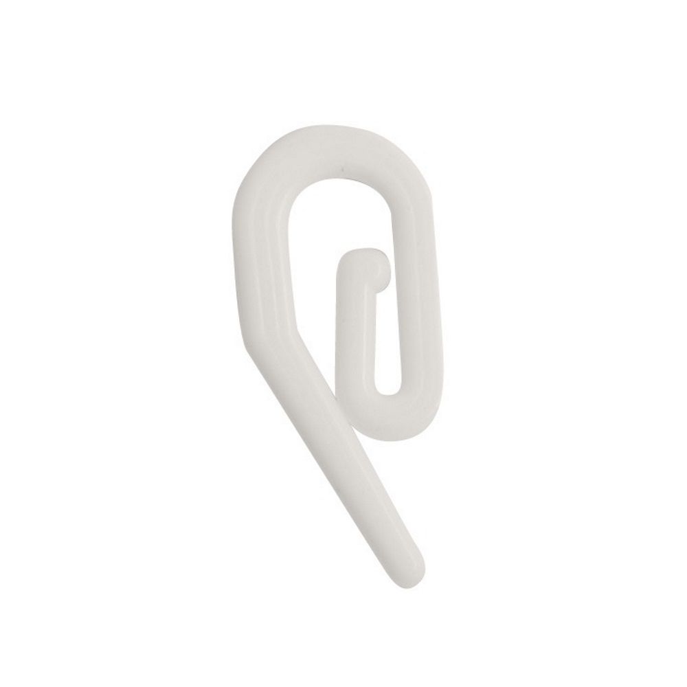 F1173 White Curtain Hook - Pack of 25 Curtain Hooks Chase Hardware Ltd Chase Chase Hardware Ltd Collections_Curtain Hanging Curtain Hanging Curtain Hook Nov24 Product Type_Curtain Wire Product Type_Door Curtains RobC