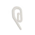 F1173 White Curtain Hook - Pack of 25