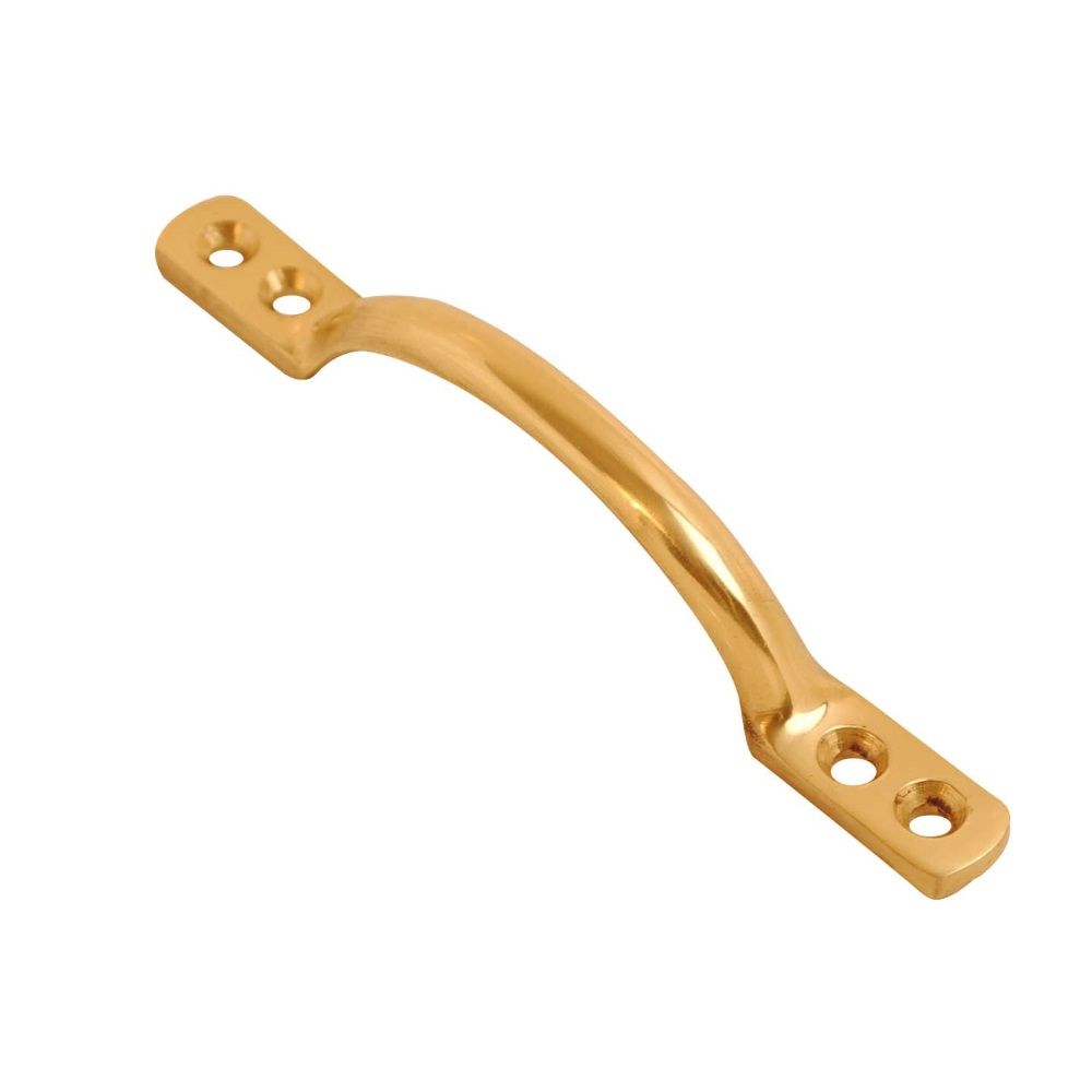 8438 Sash Handle Brass 125mm Window Sash Handle Chase Hardware Ltd Collections_Window Furniture D handle Handle Nov24 Product Type_Handles Product Type_Pull Handles RobC Window Window Furniture