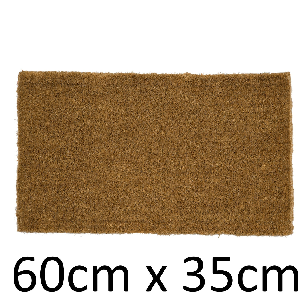 Kersey Natural Coir Door Mat Low Profile 60cm x 35cm Doormats William Armes Brand_William Armes Collections_Mats / Rugs Decor & Giftware doormat doormats Google Product Home Interiors mat Mats & Rugs Product Type_Doormats Rug William Armes