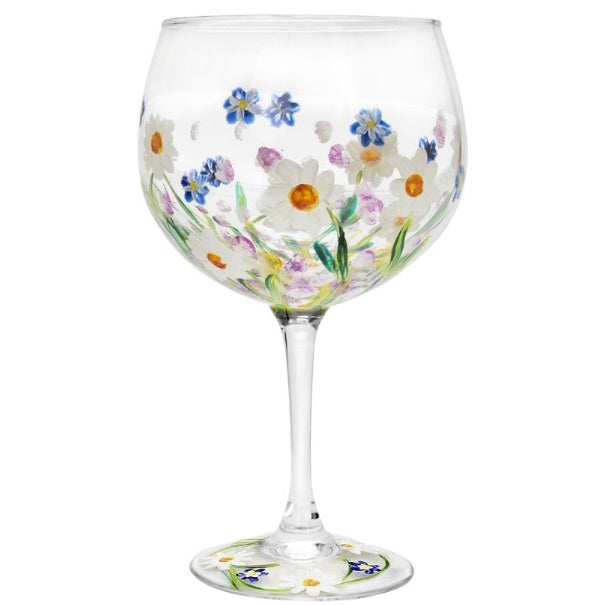 Lesser & Pavey LP46703 Gin Glass - Dainty Daisies - Premium Drinking Glasses from LESSER & PAVEY - Just $9.95! Shop now at W Hurst & Son (IW) Ltd