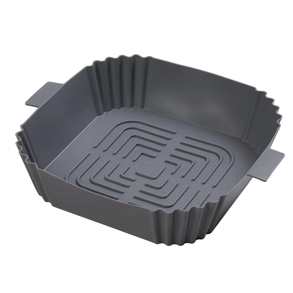 Chef Aid Square Silicone Air Fryer Liner 20x19.5cm - 10E10004 Roasting Bags / Liners Dayes Ltd (AIS) Brand_Chef Aid Chef Aid Chef Aids Chefaid Chefaids Collections_Ovenware cooking & baking Dayes Ltd Kitchen & Dining Mark.Williams Ovenware Product Type_Roasting Bags / Liners