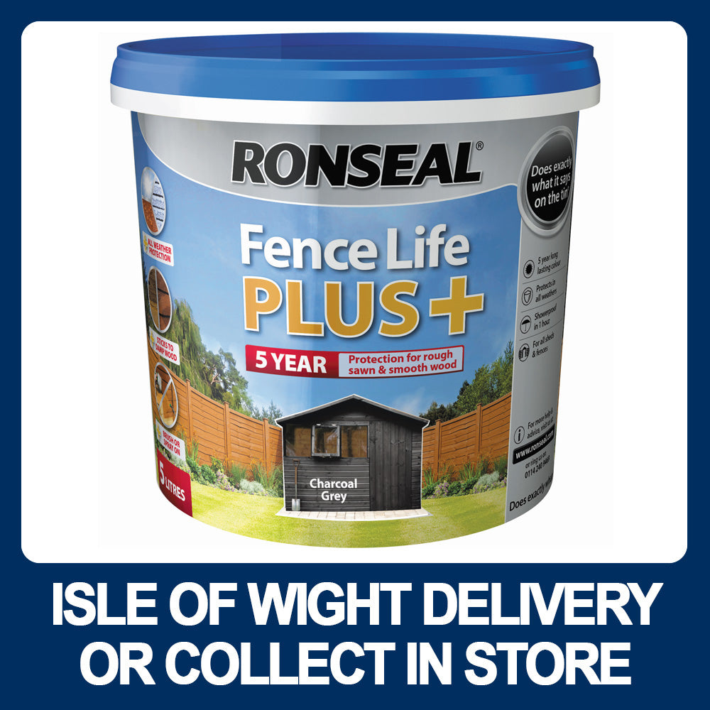 Ronseal Fencelife Plus 5 Litre Various Colours - Premium Outdoor Wood Paints from RONSEAL - Just $9.95! Shop now at W Hurst & Son (IW) Ltd