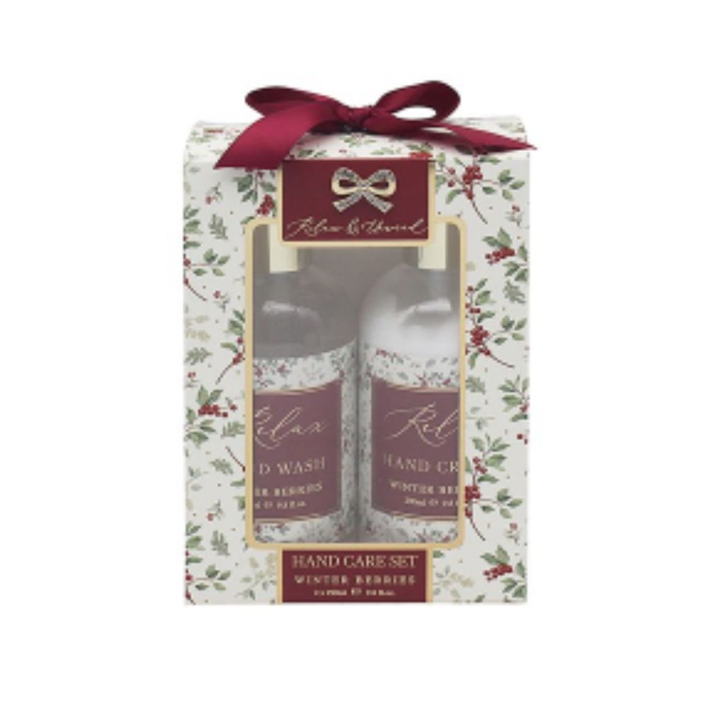 XMAS Madelaine Hand Care Gift Set - Red Winter Berries - LP54851 Giftware Lesser & Pavey Ltd Brand_Lesser and Pavey CarlR Christmas Gifts Christmas Products Collections_Giftware Collections_More Decor & Giftware Decor & Giftware Gift Ideas Giftware Home and Gifts Lesser & Pavey More Decor & Giftware sep25