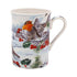 XMAS Christmas Robins Mug - LP54250 Mugs Lesser & Pavey Ltd Brand_Lesser and Pavey CarlR Christmas Products Lesser & Pavey Mugs Mugs Cups & Saucers Product Type_Christmas Mugs Product Type_Christmas Tableware Product Type_Single Mugs sep25 Xmas