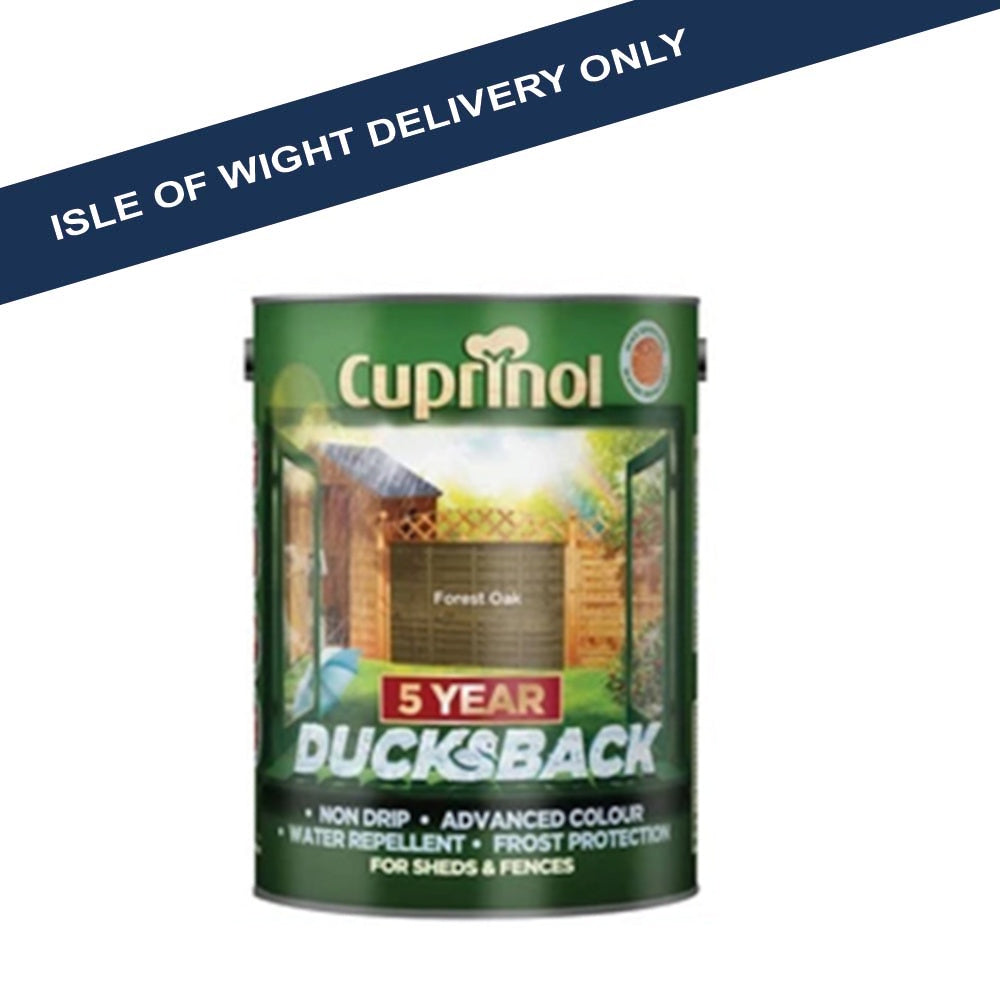 Cuprinol 5 Year Ducksback Shed & Fence 5 Litre - Various Colours Outdoor Wood Paints Cuprinol April24Leaflet Brand_Cuprinol Cuprinol iowonly March Leaflet Not Google Outdoor Woodstains Etc. Product Type_Outdoor Wood Paints Restricted