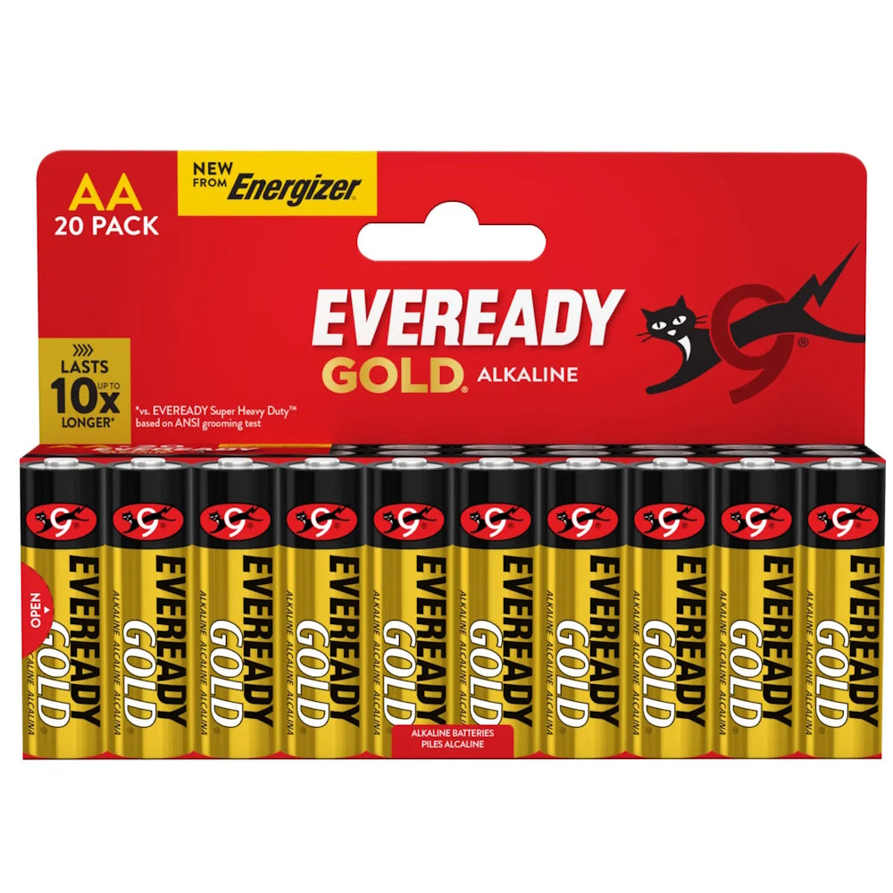Eveready AA Alkaline Gold Pack of 20 - S33568