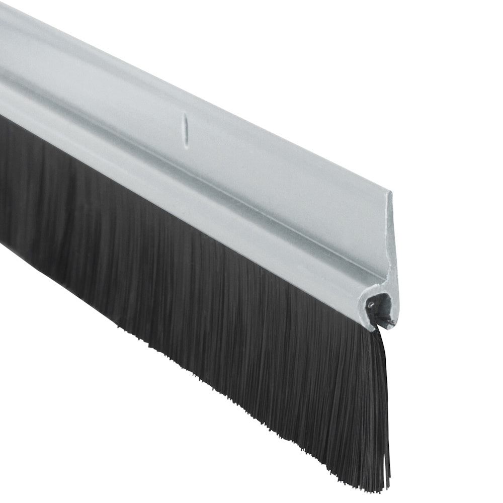 Warmseal Threshold Strip Brush Screw Fix 914mm Aluminium - G13101 Insulation Centurion Europe Ltd (direct) Brand_Warmseal Centurion Door Google Product Insulation Product Type_Insulation Warmseal