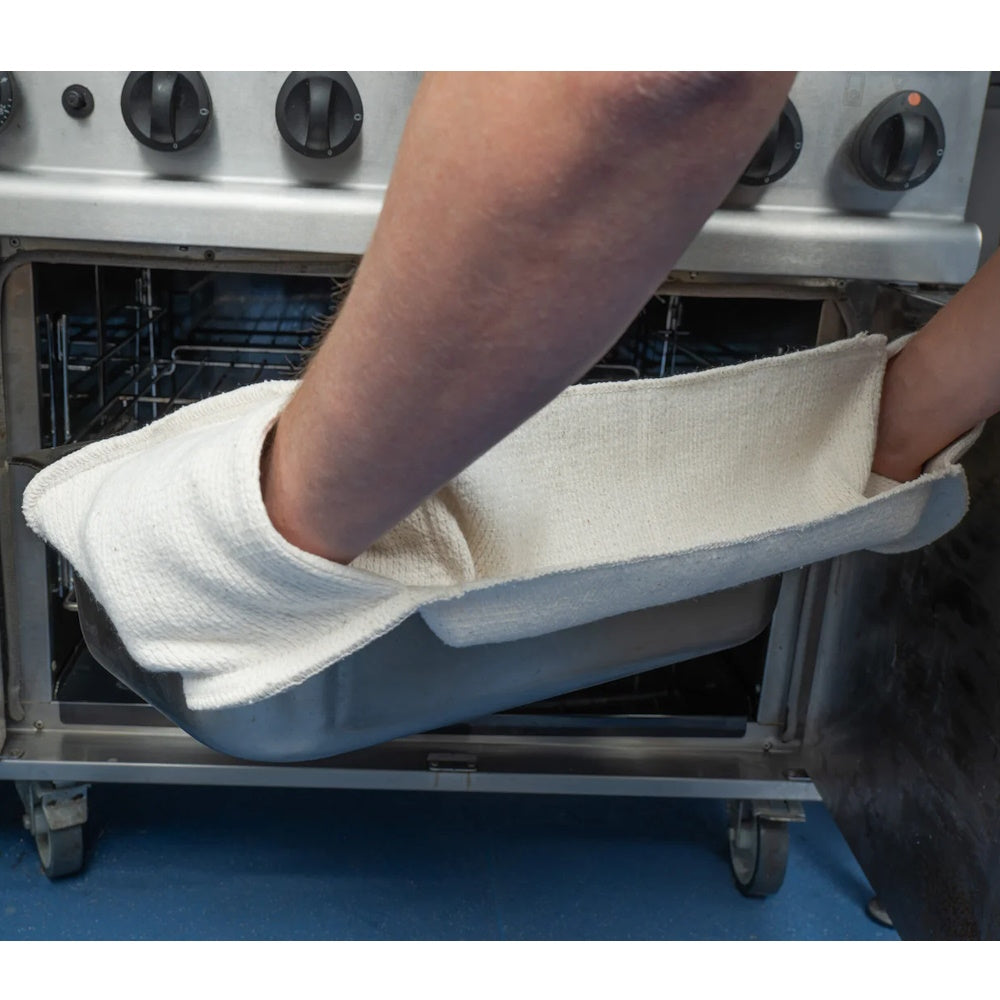 Ramon Traditional Double Pocket Oven Glove Plain - 707L.5