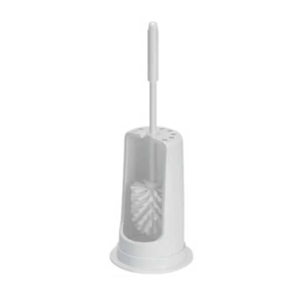 Semi Enclosed Toilet Brush Set White - HB22W
