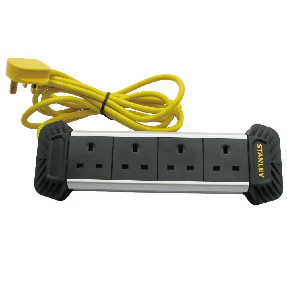 Stanley 4-Gang + 2 USB Powerboard 3mtr - STE4GCAB2USB Extension Leads & Reels Toolbank Ltd (NMBS) Brand_Stanley Collections_Extension Leads / Reels Collections_More Electrical Fittings / Fixings Electrical Electrical fitting Electrical Fittings Electrical Fittings & Fixings Extension Leads Extension Leads & Reels Google Product More Electrical Fittings / Fixings Product Type_Extension Leads & Reels Stanley Toolbank