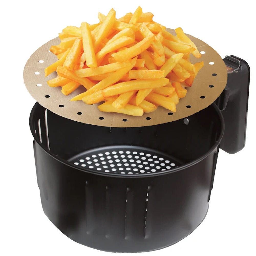 Planit Reusable Air Fryer Liner, Perforated, Gold 2 PACK - AFLN5L2W