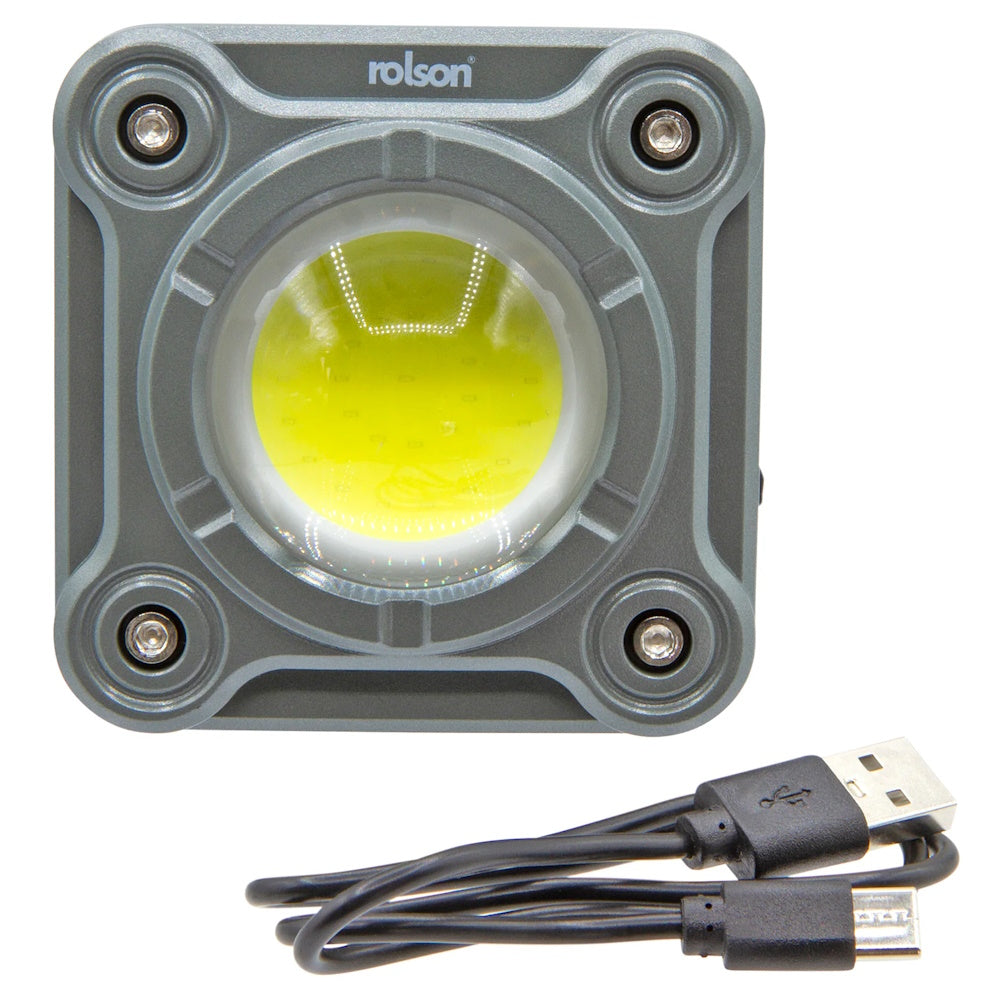 Rolson 10W Rechargeable Magnetic Work Light - 61481
