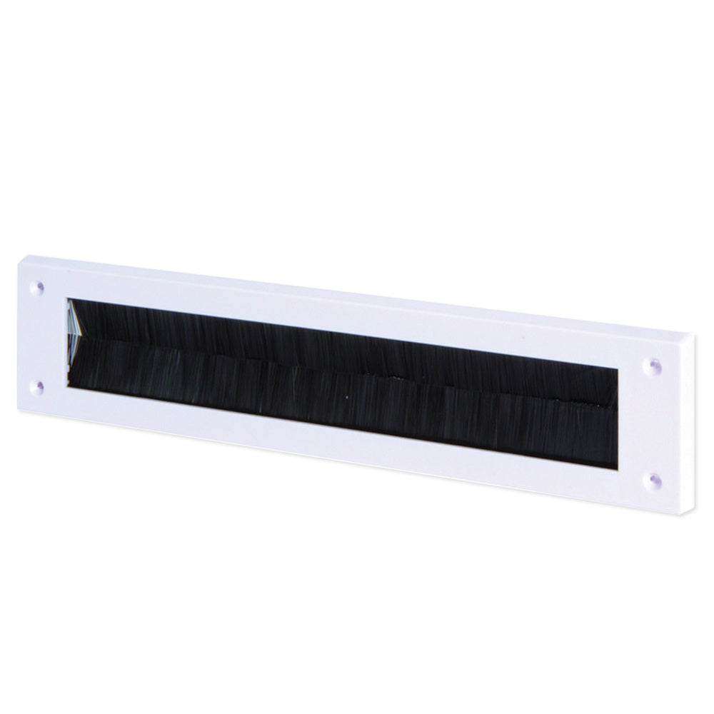 Warmseal Letterbox Draught Excluder White 43mm x 275mm - G60201