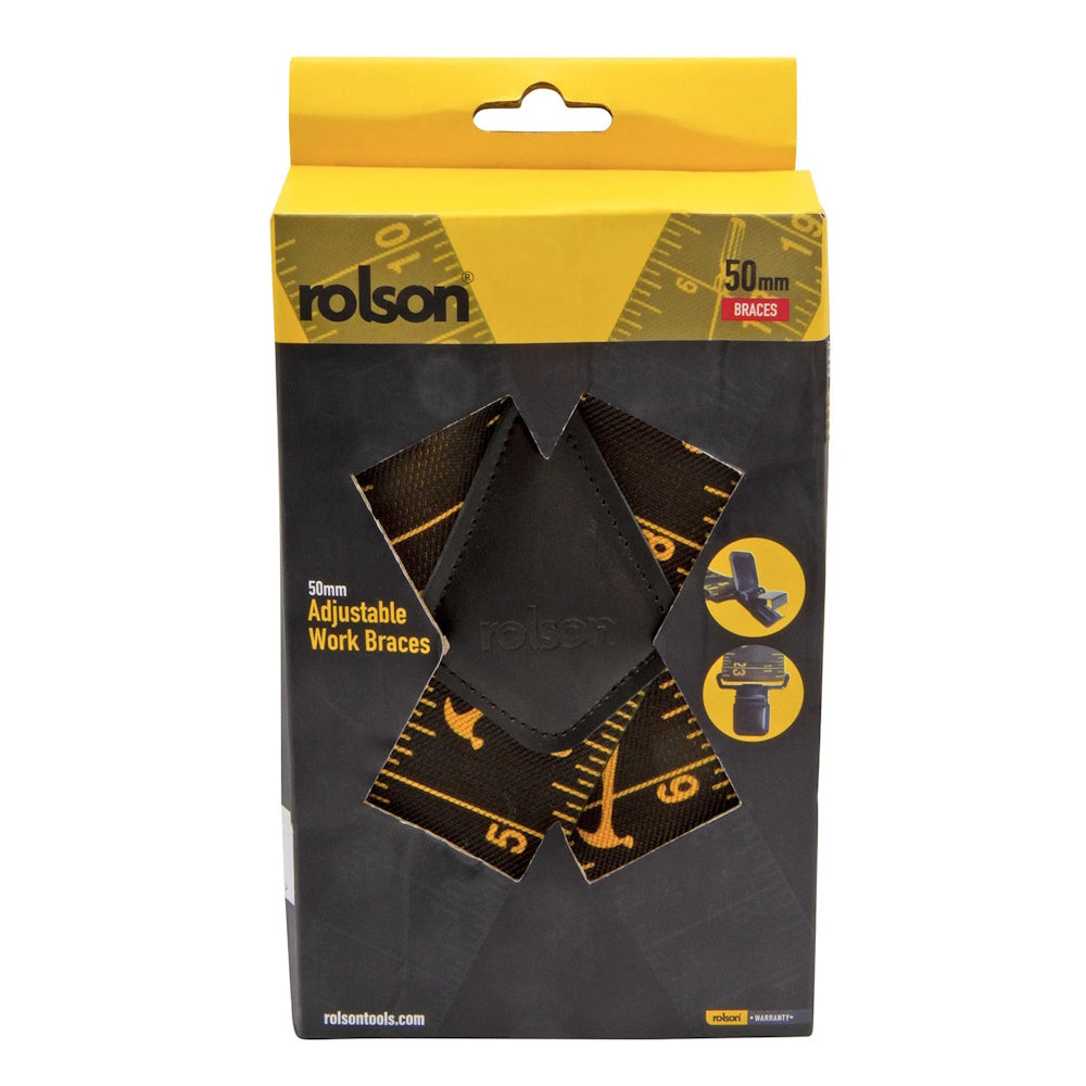 Rolson Adjustable Work Braces 50mm Wide - 82706