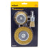 Rolson 3 Piece ¼" Hex Shank Wire Brush Set - 24890 Wire Brush Attachments Rolson Tools Ltd Brand_Rolson Collections_More Power Tools Collections_Power Tools Accessories Google Product More Power Tools Power Tools Power Tools Accessories Product Type_Sundry Power Tools Product Type_Wire Brush Attachments Rolson Tools