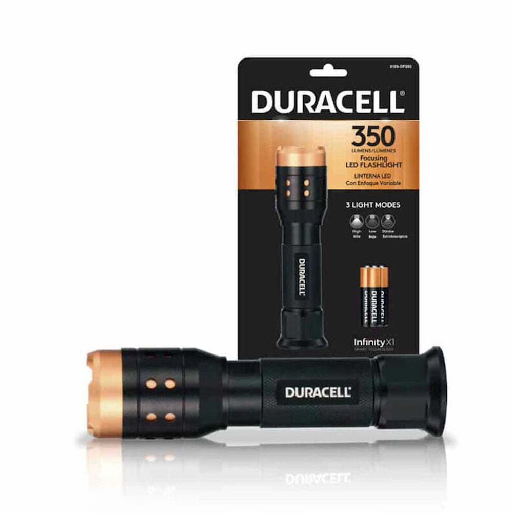 Duracell 350 Lumens Focusing LED Torch with Batteries