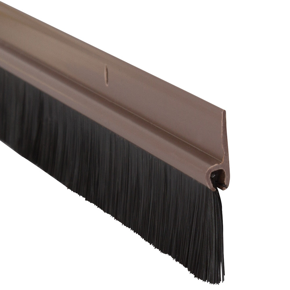 Warmseal Threshold Strip Brush Screw Fix 914mm Brown - G13301 Insulation Centurion Europe Ltd (direct) Brand_Warmseal Centurion Door Google Product Insulation Product Type_Insulation Warmseal