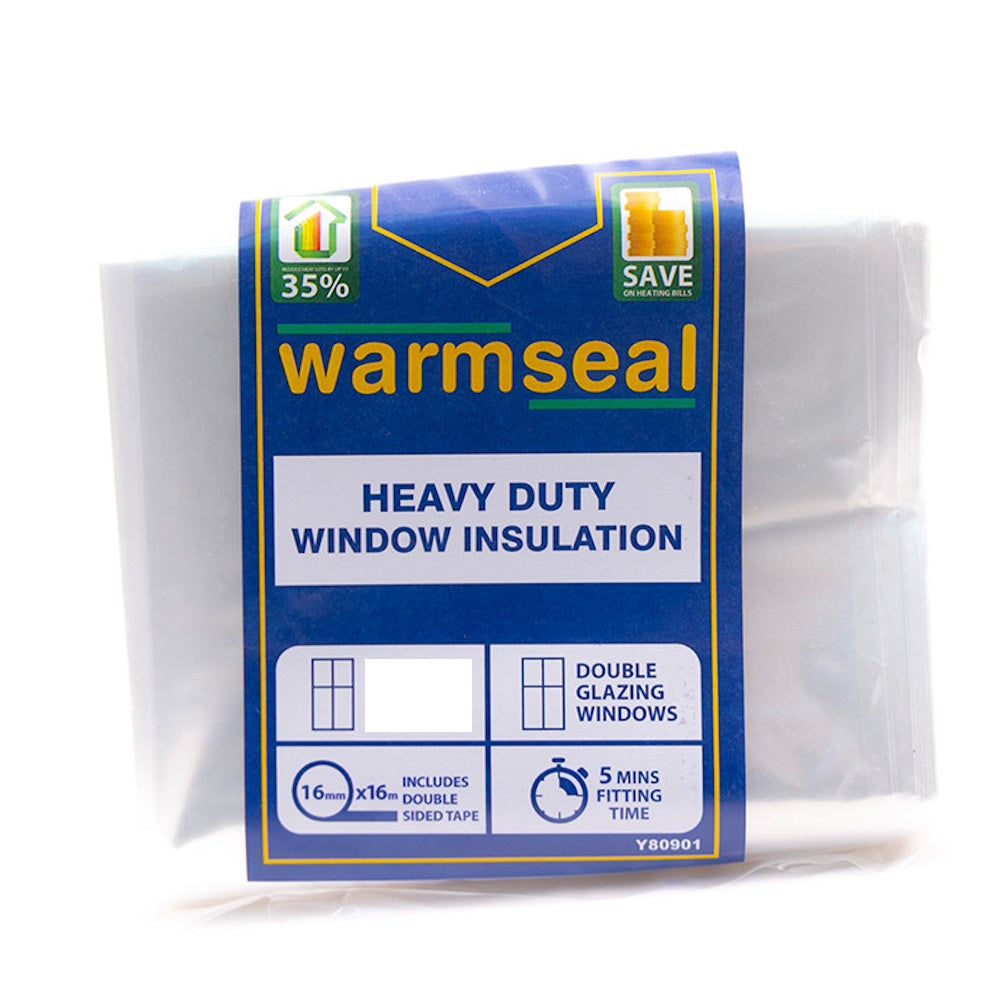 Warmseal Flexible Shrink Double Glazing 9 Sq m - Y80901 Insulation Centurion Europe Ltd (direct) Brand_Warmseal Centurion Insulation Product Type_Insulation Warmseal Window