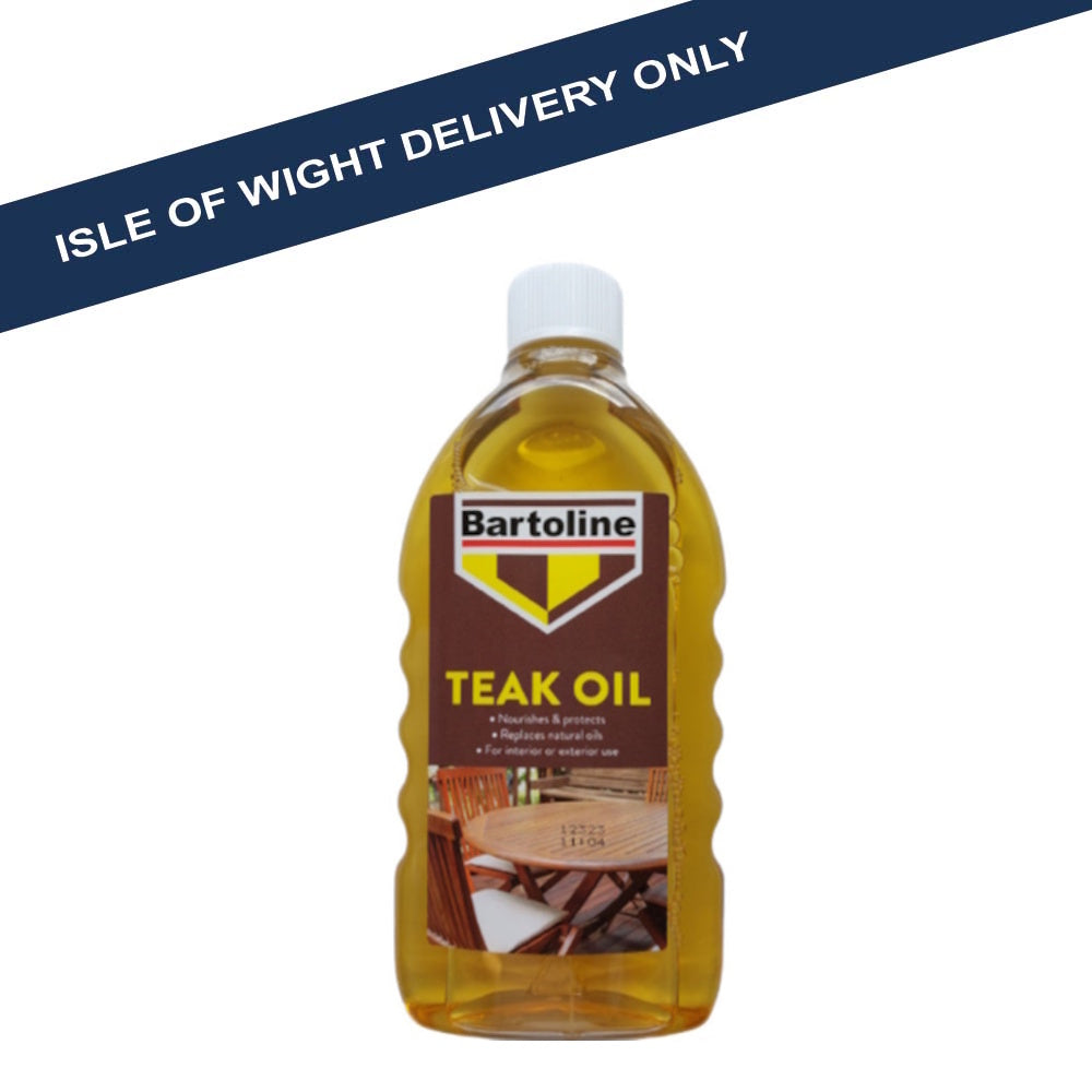 Bartoline Teak Oil – 500ml - 26214940 Wood Oils Bartoline Bartoline Brand_Bartoline Collections_Stains and Varnish Decorating iowonly Mark.Williams Not Google Paints Stains & Varnishes Product Type_Wood Oils
