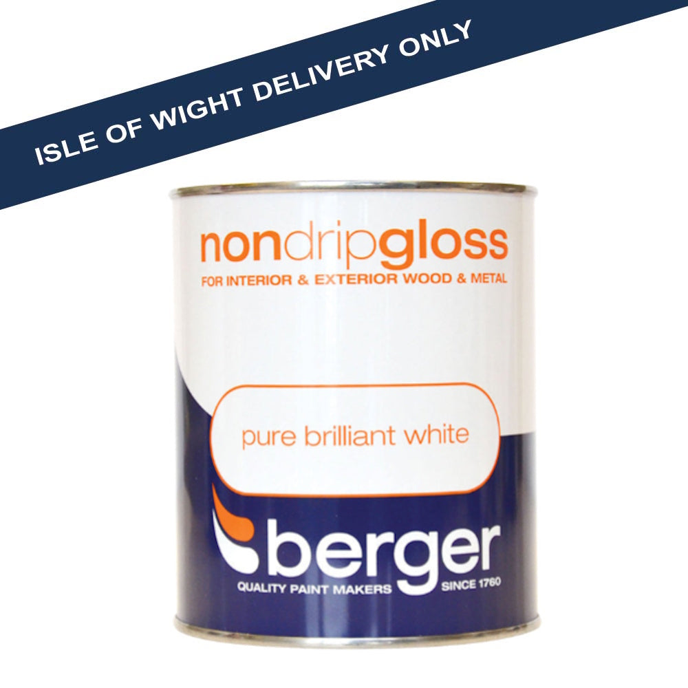 Berger Non-Drip Gloss 750ml - Various Colours