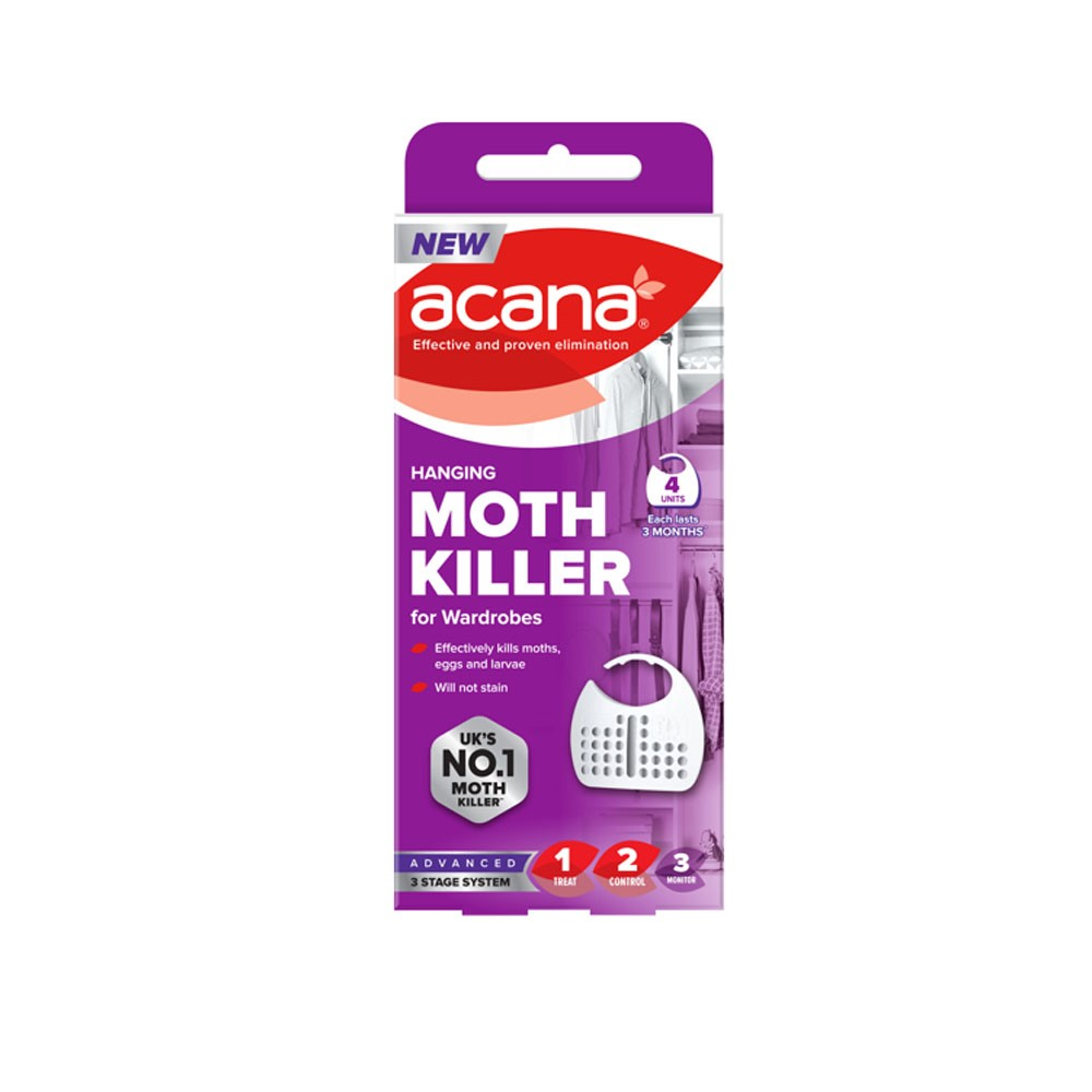 Acana Hanging Moth Killer Pack of 4 (Part No: 1322)