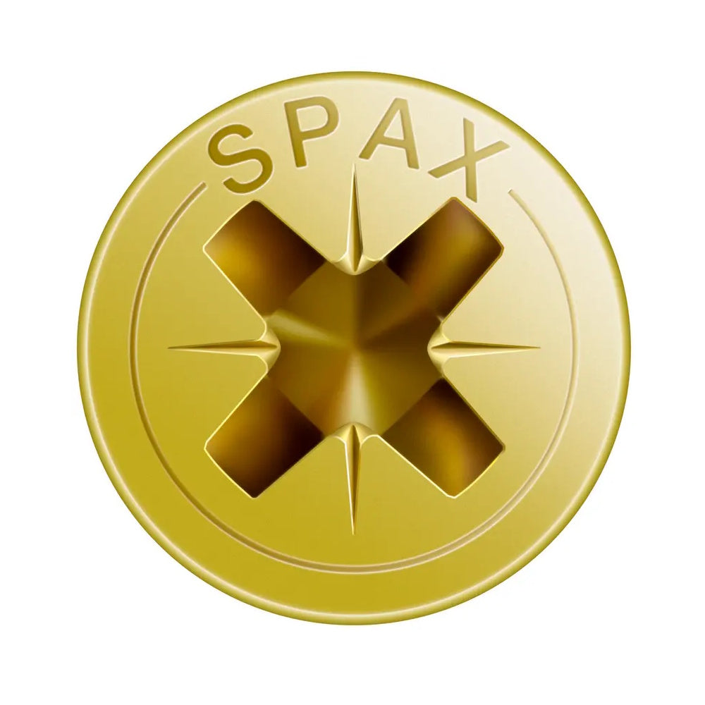 5.0x70mm SPAX Pozi Yellow Screws - 1081020500703 Screws Spax UK Ltd (NMBS) CarlR Collections_Other Screws Collections_Screws / Nails Collections_Woodscrews Other Screws Product Type_Screws Screws Screws & Nails spax Woodscrews
