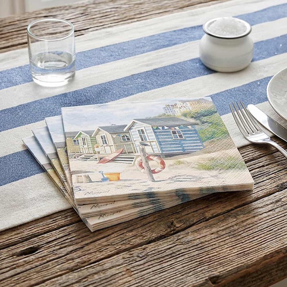 Lesser & Pavey Sandy Beach Napkins - LP96876 Napkins / Serviettes Lesser & Pavey Ltd Brand_Lesser and Pavey CarlR Collections_Picnicware Collections_Tableware Dining & Tableware Lesser & Pavey Napkins / Table Covers Picnicware Product Type_Napkins / Serviettes Product Type_Picnic Dining Product Type_Sundry Tableware Sundry Tableware Tableware