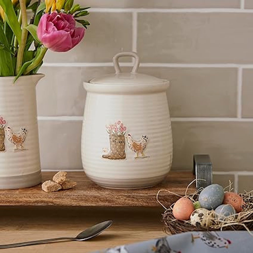 Cooksmart Hen House – Canister Wellies & Hens (Part No: 2649)