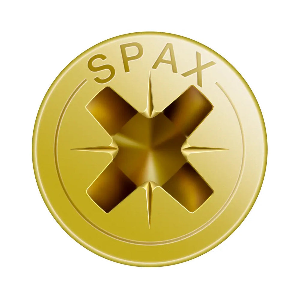 4.0x60mm SPAX Pozi Yellow Screws - 1081020400603 Screws Spax UK Ltd (NMBS) CarlR Collections_Other Screws Collections_Screws / Nails Collections_Woodscrews Other Screws Product Type_Screws Screws Screws & Nails spax Woodscrews