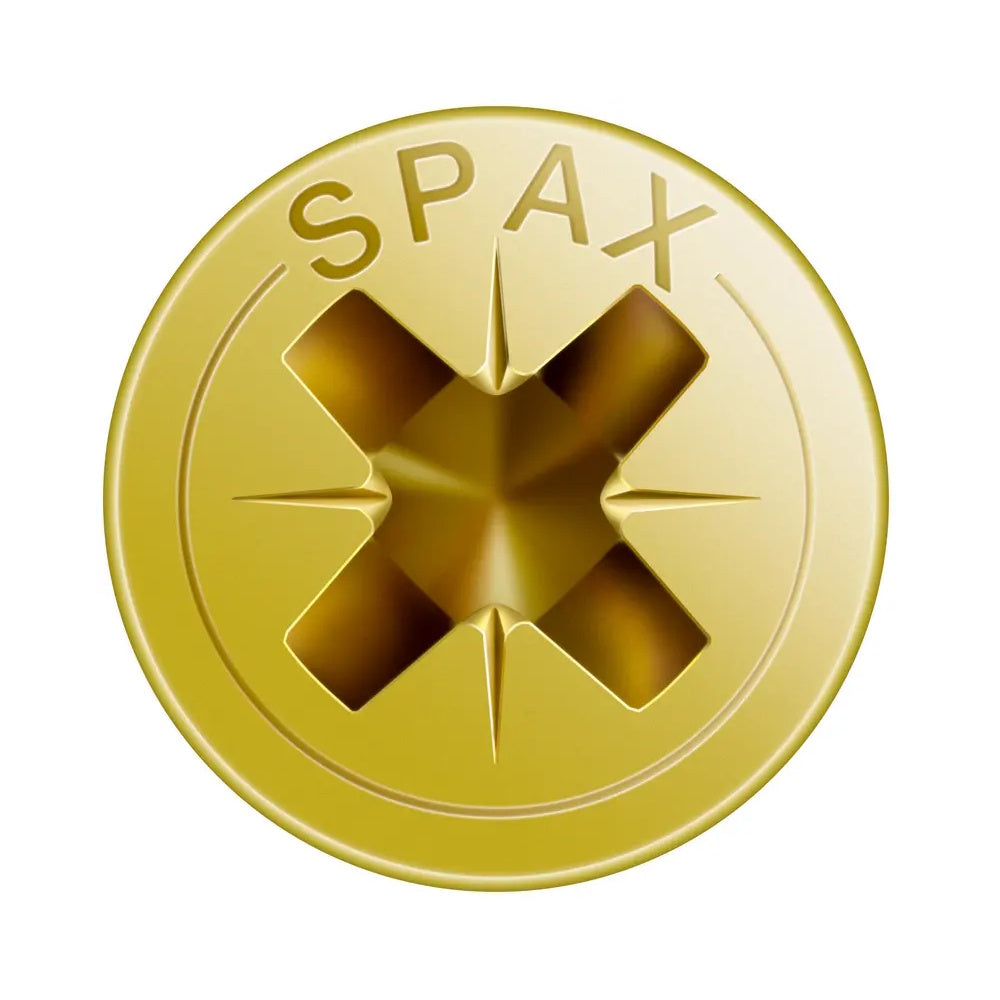SPAX 4.5x40mm Pozi Yellow Screws - 1081020450403 Screws Spax UK Ltd (NMBS) CarlR Collections_Other Screws Collections_Screws / Nails Collections_Woodscrews Other Screws Product Type_Screws Screws Screws & Nails spax Woodscrews