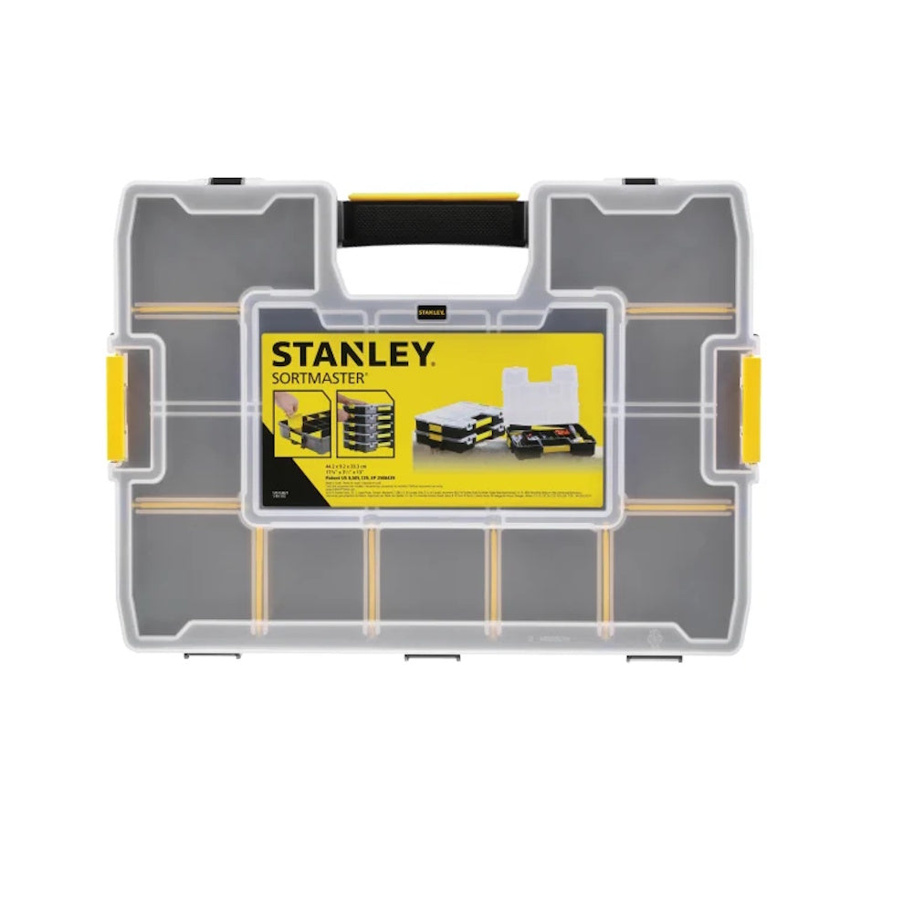 STANLEY SORTMASTER™ Organiser (Part No: STA194745) Organisers Toolbank Ltd (NMBS) CarlR Collections_Organisers / Cases Collections_Tool Boxes / Bags DIY Expert DIY Organisers & Cases Product Type_Organisers Product Type_Tool Boxes Tool Boxes & Bags Toolbank