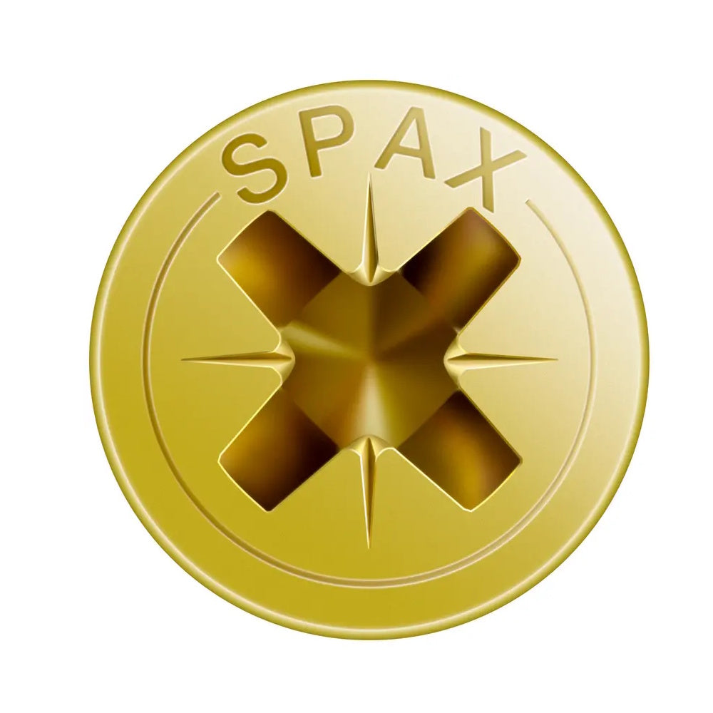 SPAX 4.5x25mm Pozi Yellow Screws - 1081020450253 Screws Spax UK Ltd (NMBS) CarlR Collections_Other Screws Collections_Screws / Nails Collections_Woodscrews Other Screws Product Type_Screws Screws Screws & Nails spax Woodscrews