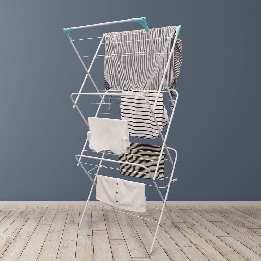 JVL Concertina 3 Tier Clothes Airer – 11-001 Airers JVL Products Ltd Airer Airers Brand_JVL CarlR Clothes Airer Collections_Laundry JVL Laundry Product Type_Airers