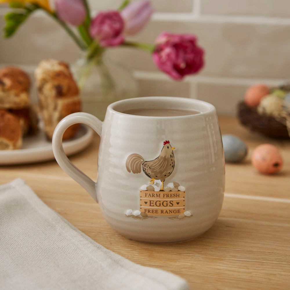 Cooksmart Hen House Belly Mug – Farm Eggs (Part No: 2663)