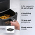 DAEWOO AIR FRYER WITH WINDOW - 5.5LTR