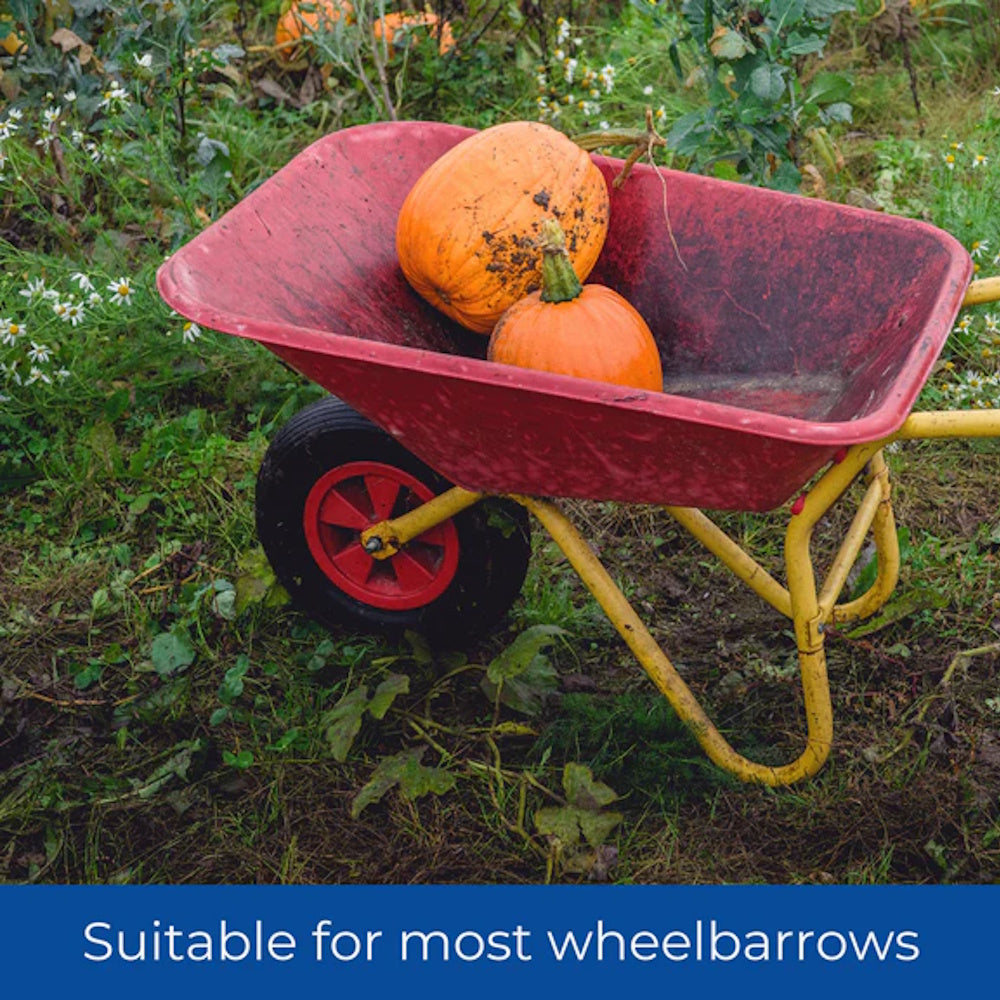 Pneumatic Wheel 400mm 16" - E1604 Wheels Select Hardware Ltd Brand_Select Hardware CarlR Castors & Wheels Collections_Castors / Wheels Collections_Wheelbarrows / Trolleys / Trugs Garden Garden Tidying Gardening Product Type_Wheelbarrows Product Type_Wheels Select Hardware Wheelbarrows Trolleys & Trugs