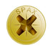 SPAX 5.0x80mm Pozi Yellow Screws - 1081020500803 Screws Spax UK Ltd (NMBS) CarlR Collections_Other Screws Collections_Screws / Nails Collections_Woodscrews Other Screws Product Type_Screws Screws Screws & Nails spax Woodscrews