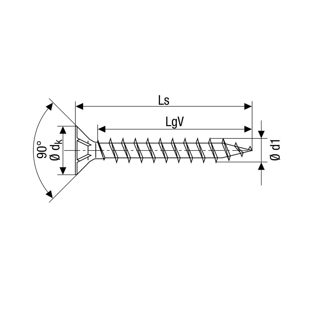 3.0x16mm SPAX Pozi Yellow Screws - 1081020300163 Screws Spax UK Ltd (NMBS) CarlR Collections_Other Screws Collections_Screws / Nails Collections_Woodscrews Other Screws Product Type_Screws Screws Screws & Nails spax Woodscrews