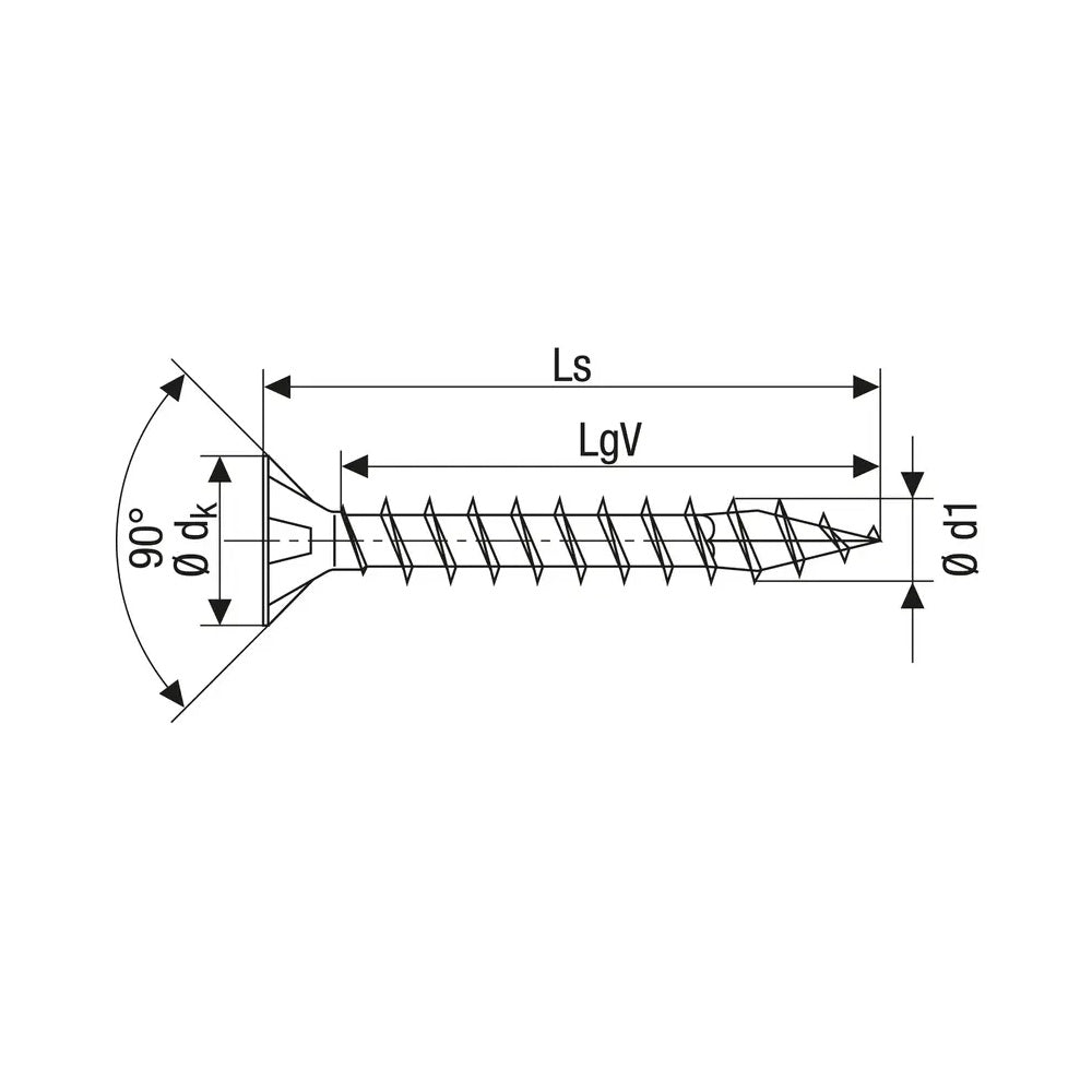 4.0x25mm SPAX Pozi Yellow Screws - 1081020400253 Screws Spax UK Ltd (NMBS) CarlR Collections_Other Screws Collections_Screws / Nails Collections_Woodscrews Other Screws Product Type_Screws Screws Screws & Nails spax Woodscrews