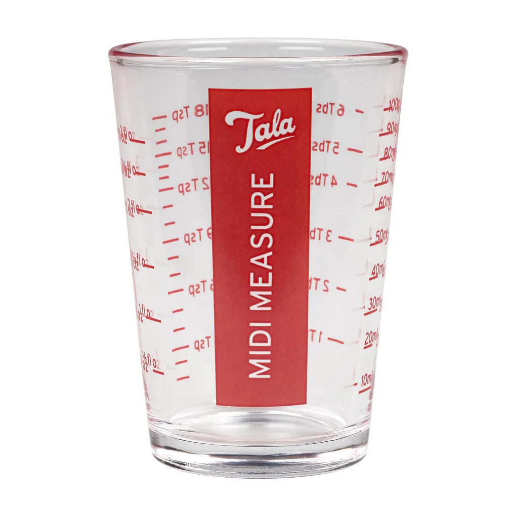 Tala Glass Midi Measure 100ml - 10A20004 Measuring Jugs Dayes Ltd (AIS) Brand_Tala CarlR Collections_Weighing and Measuring Kitchen Kitchen Tools & Utensils Kitchenware Product Type_Measuring Jugs Tala Weighing & Measuring