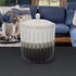 Lesser & Pavey Reactive Glaze Blue/Brown Canister - LP74424 Tea Coffee Sugar Canisters Lesser & Pavey Ltd Brand_Lesser and Pavey CarlR Coffee Canister Kitchen Kitchen & Dining Kitchen & Food Storage Kitchenware Lesser & Pavey Misc. Kitchenware Product Type_Sundry Kitchenware Product Type_Tea Coffee Sugar Canisters Sugar canister