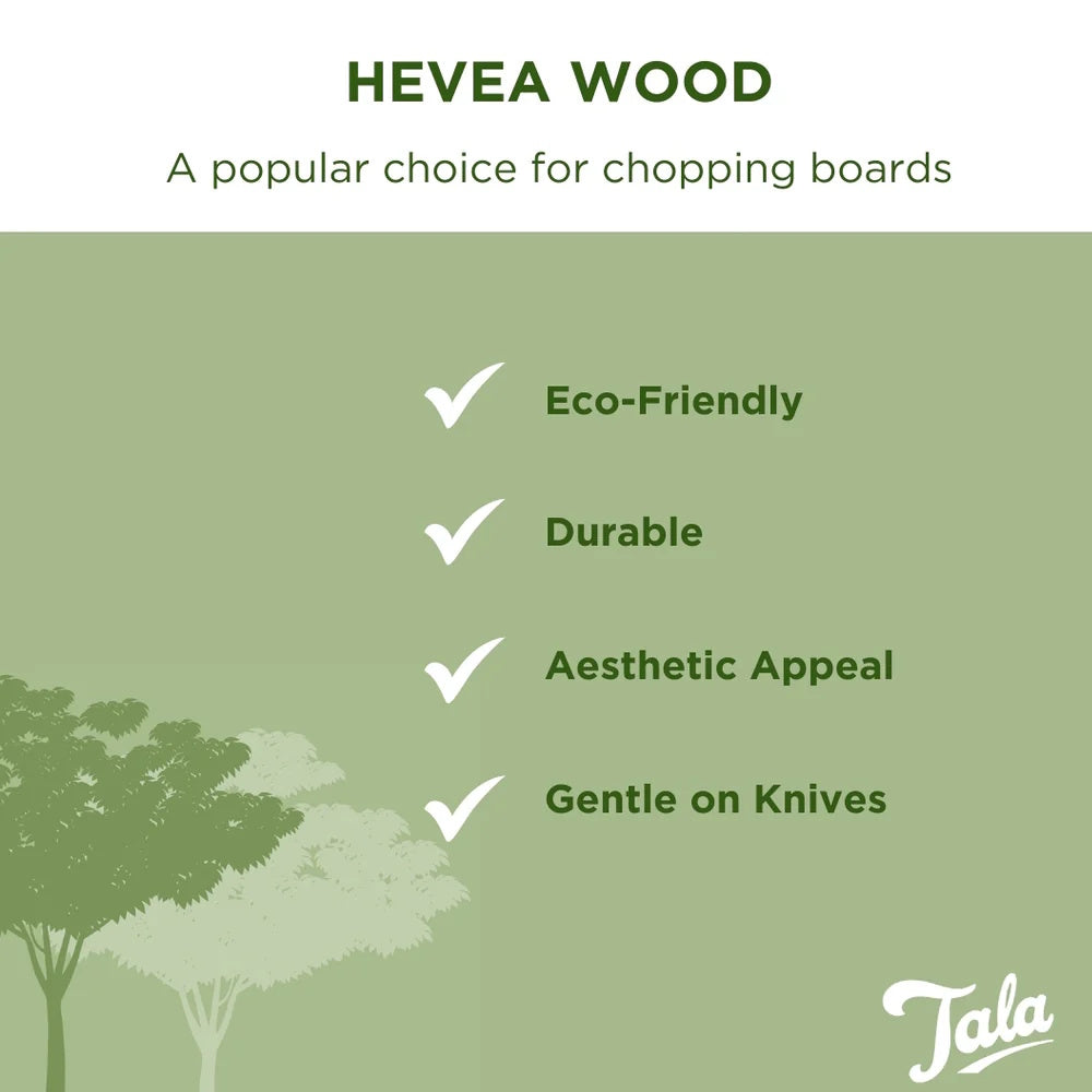 Tala Hevea Large Chopping Board - 10A40023 Chopping Boards Dayes Ltd (AIS) Brand_Tala CarlR Chopping Board Chopping Boards Collections_Chopping Boards Kitchen Kitchen & Dining Kitchen Tools & Utensils Kitchenware Product Type_Chopping Boards Tala