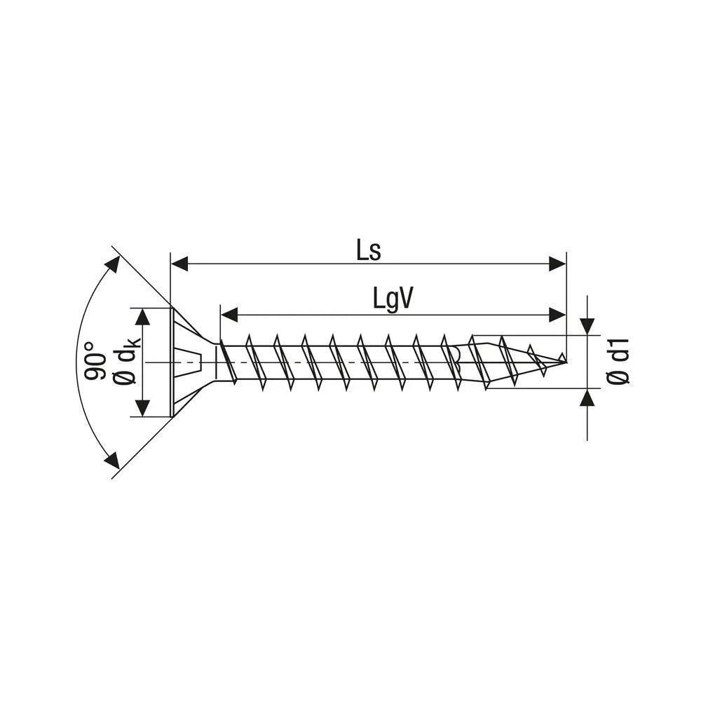 3.5x40mm SPAX Pozi Yellow Screws - 1081020350403 Screws Spax UK Ltd (NMBS) CarlR Collections_Other Screws Collections_Screws / Nails Collections_Woodscrews Other Screws Product Type_Screws Screws Screws & Nails spax Woodscrews