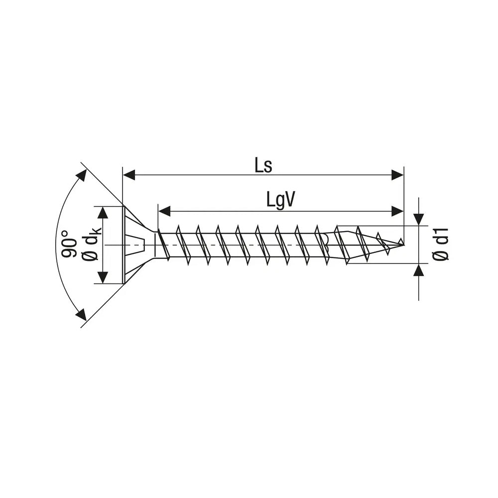 5.0x25mm SPAX Pozi Yellow Screws - 1081020500253 Screws Spax UK Ltd (NMBS) CarlR Collections_Other Screws Collections_Screws / Nails Collections_Woodscrews Other Screws Product Type_Screws Screws Screws & Nails spax Woodscrews