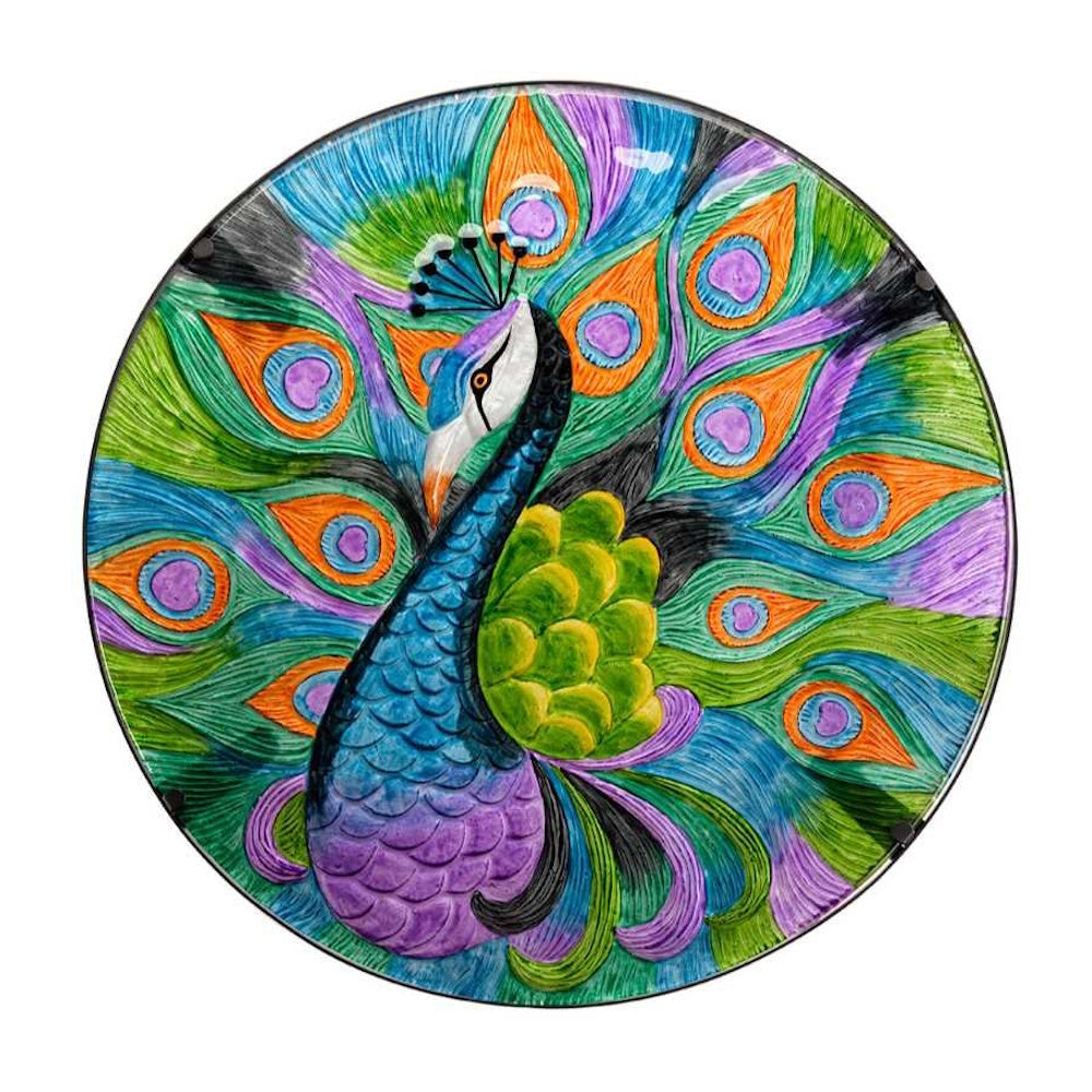 Smart Peacock Glass Table XL 60 x 45cm (Part No. 5030055)